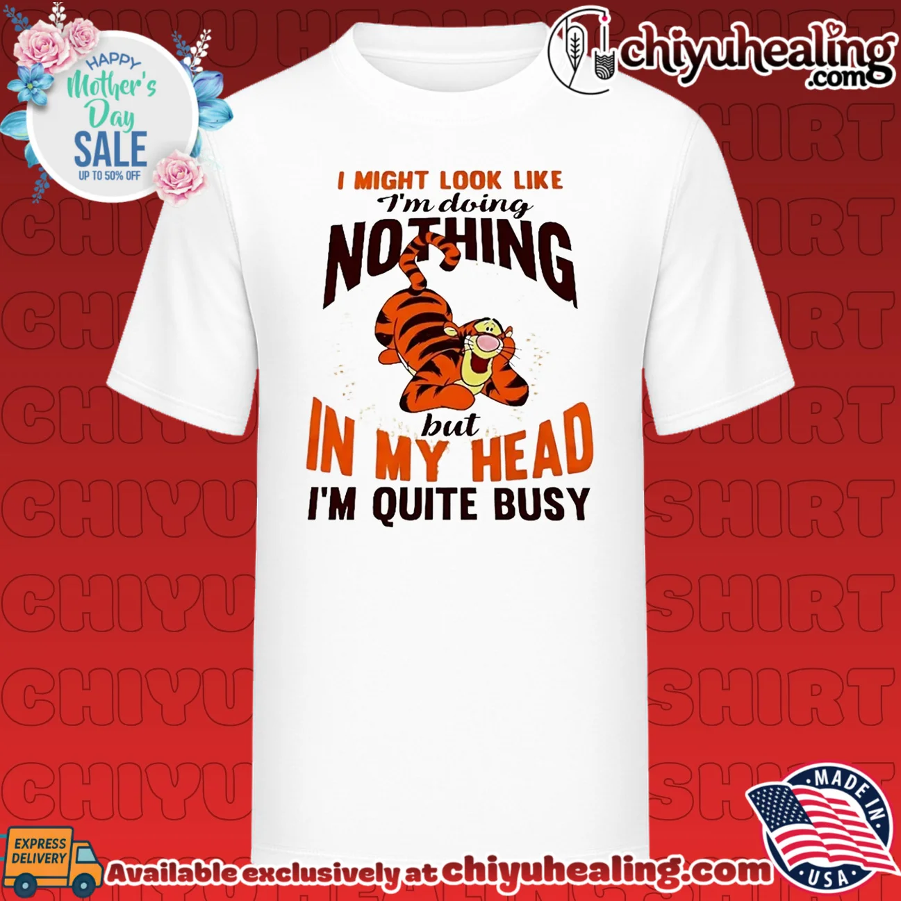 I Might Look Like I Am Doing Nothing but in My Head I Am Quite Busy Tigger