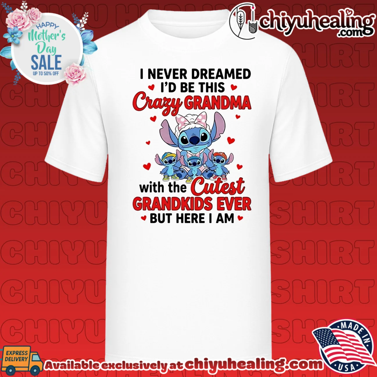 I Never Dreamed I Would Be This Crazy Grandma with the Cutest Grandkids Ever shirt & hoodie