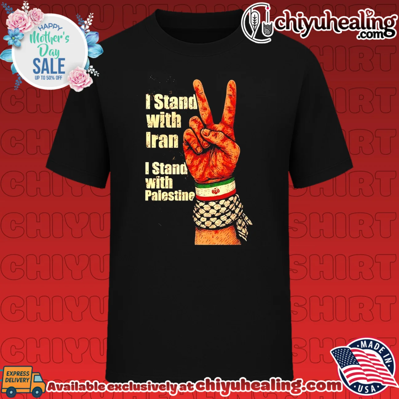 I stand with Iran I stand with Palestine