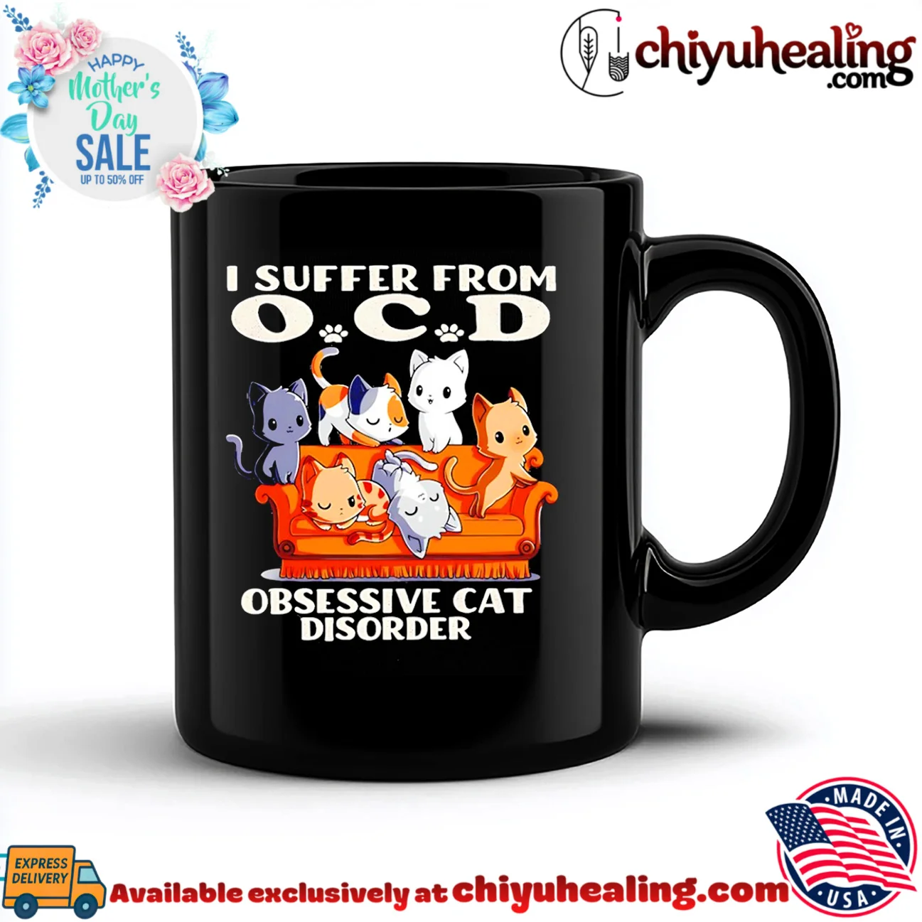 I suffer from ocd obsessive cat disorder shirt & hoodie I suffer from ocd obsessive cat disorder