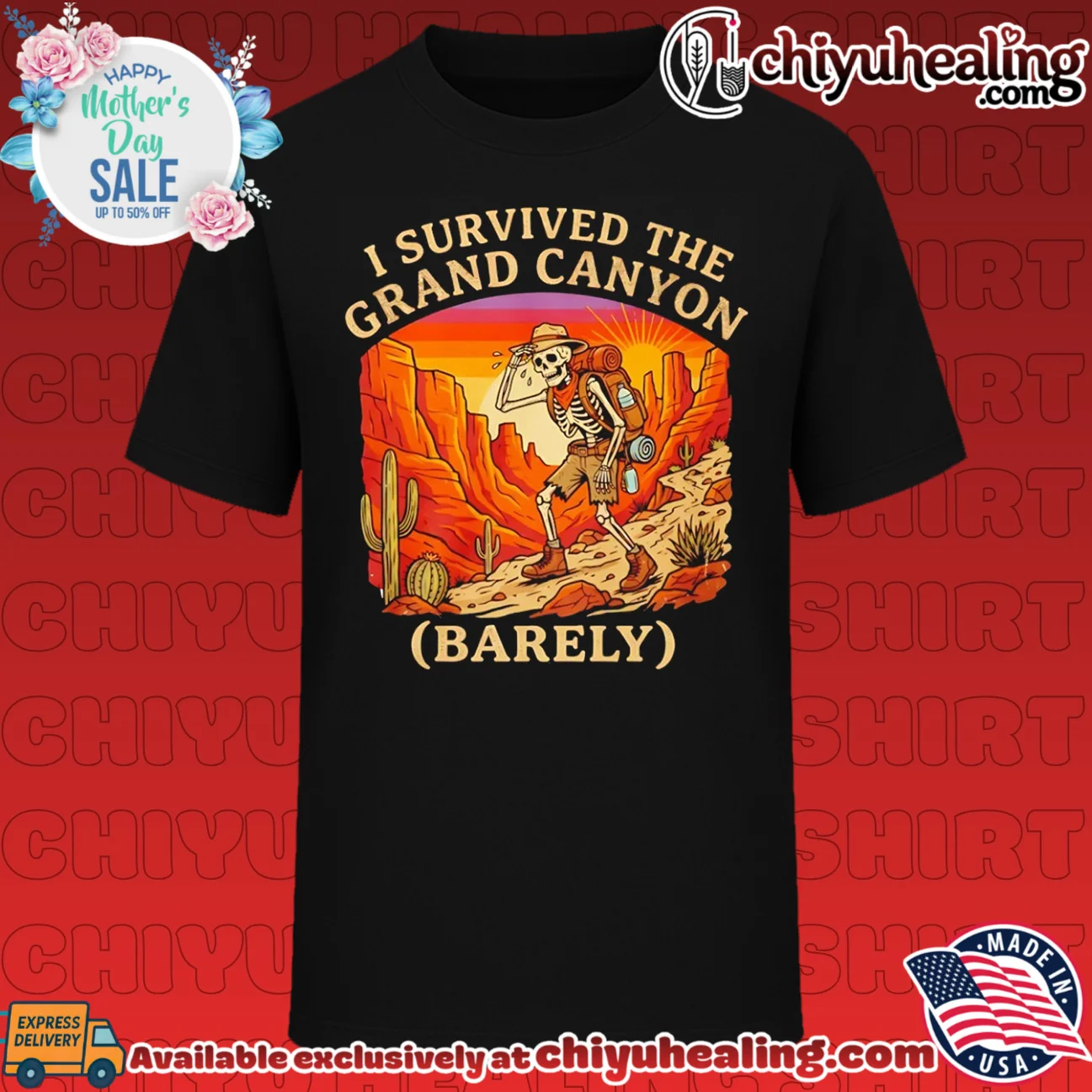 I Survived The Grand Canyon Barely shirt & hoodie
