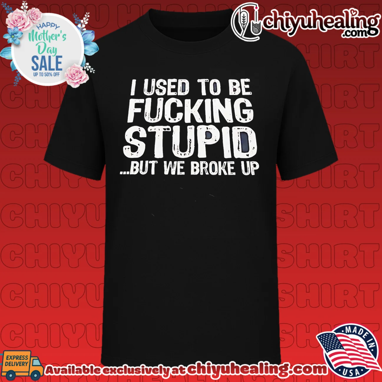 I used to be fucking stupid but we broke up shirt & hoodie