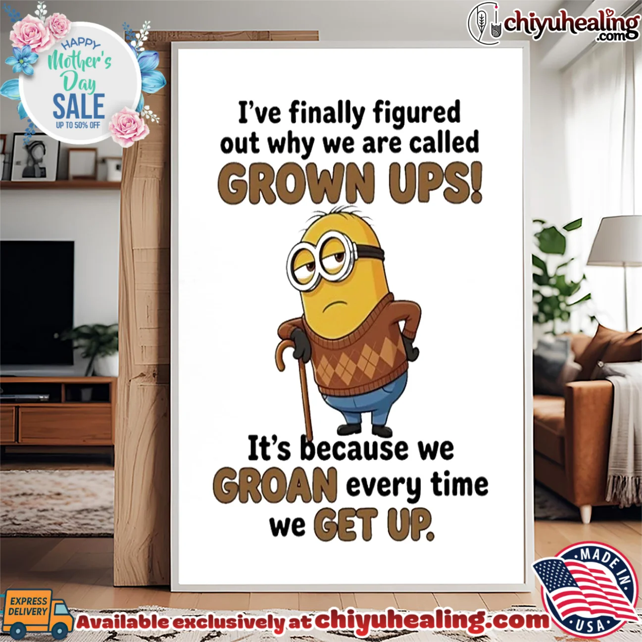 I've finally figured out why we are called grown ups it's because we groan Minion grail shirt & hoodie - Urban Fashion I've finally figured out why we are called grown ups it's because we groan Minion