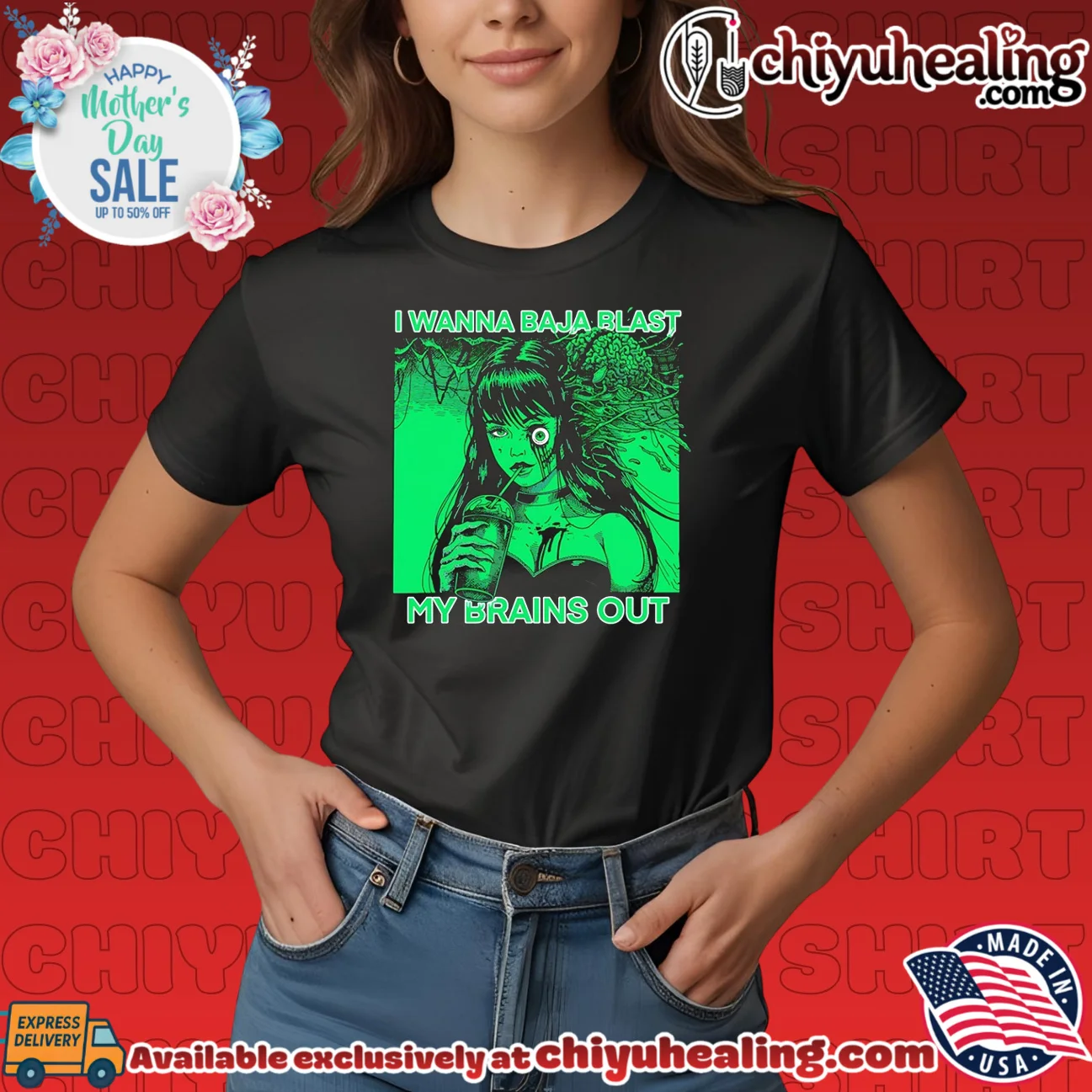 I Want To Baja Blast My Brains Out signature shirt & hoodie - Everyday Fit I Want To Baja Blast My Brains Out