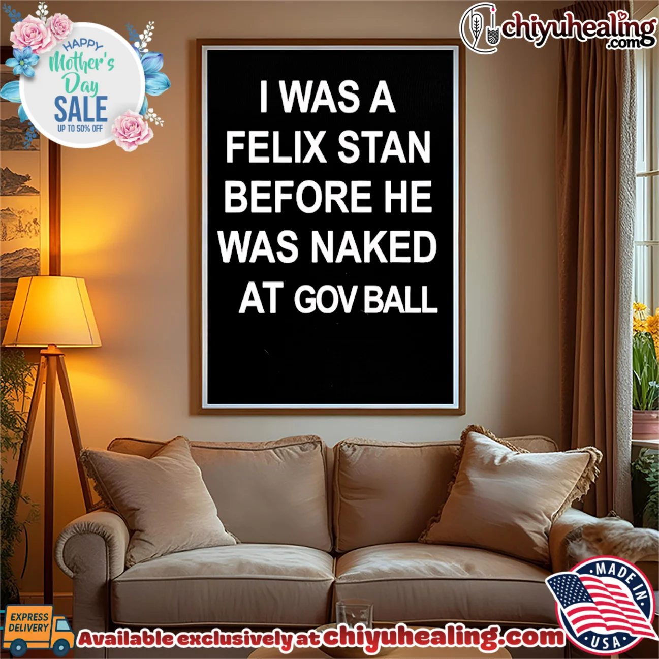 I Was A Felix Stan Before He Was Naked At Gov Ball Shirt classic shirt & hoodie - New Arrival I Was A Felix Stan Before He Was Naked At Gov Ball Shirt
