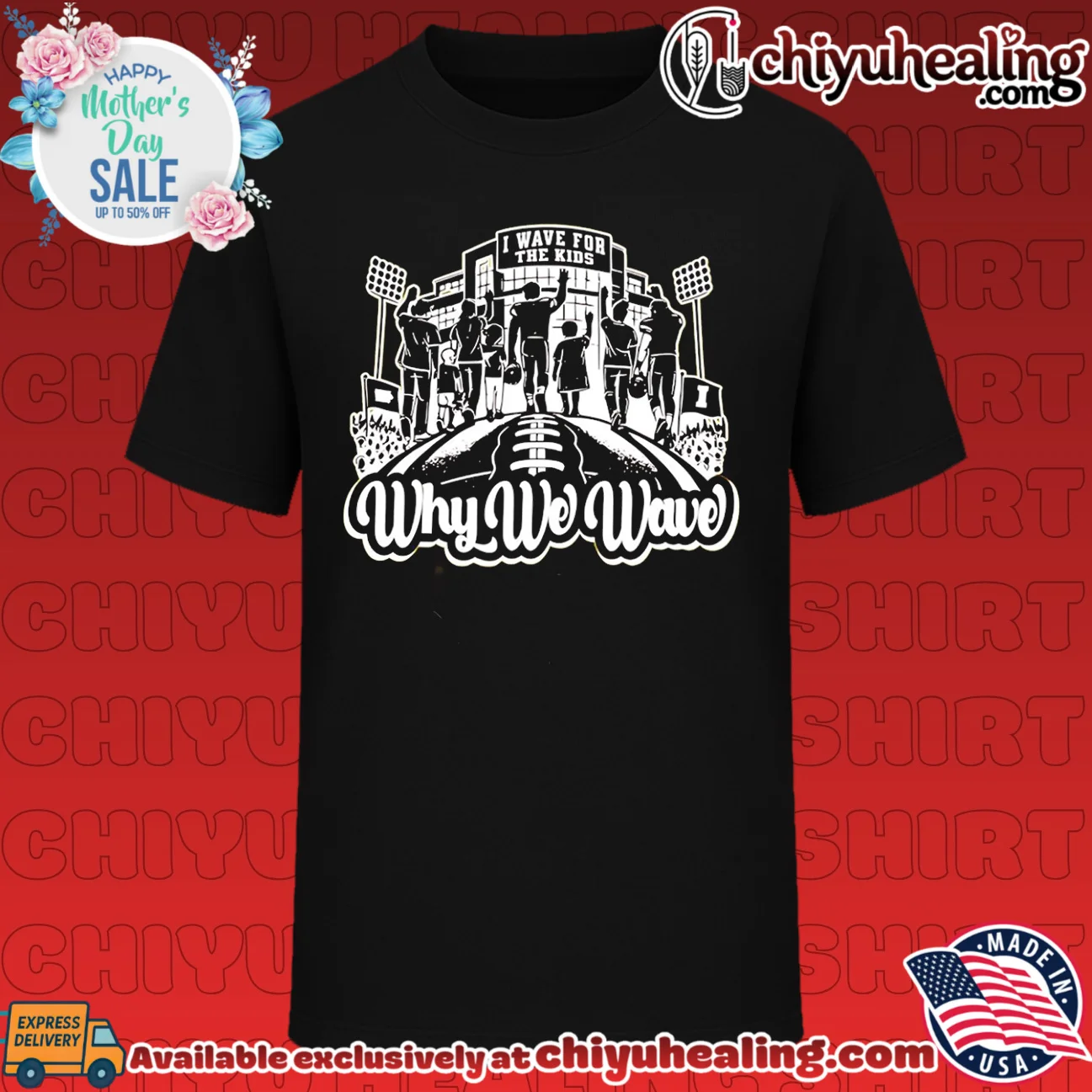 I wave for the kids why we wave graphic shirt