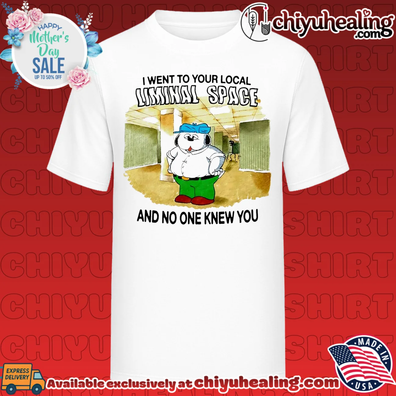 I went to your local liminal space and no one knew you shirt