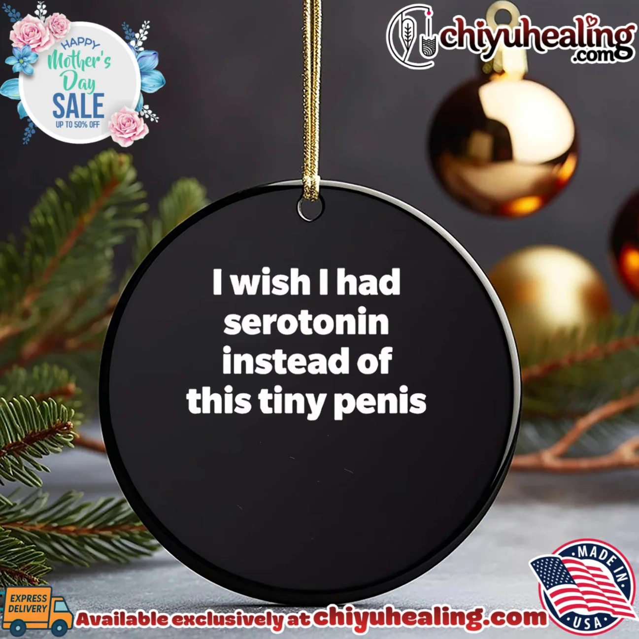 I Wish I Had Serotonin Instead Of This Tiny Penis Shirt ultimate shirt & hoodie - Everyday Fit I Wish I Had Serotonin Instead Of This Tiny Penis Shirt