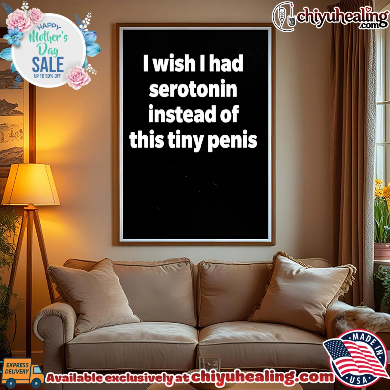 I Wish I Had Serotonin Instead Of This Tiny Penis Shirt ultimate shirt & hoodie - Everyday Fit I Wish I Had Serotonin Instead Of This Tiny Penis Shirt