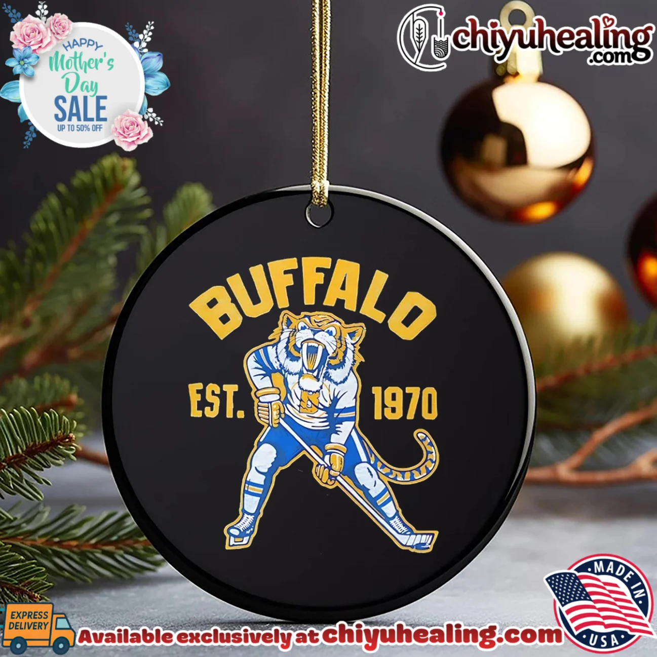 Ice Age Buffalo Hockey Est 1970 tiger mascot shirt & hoodie Ice Age Buffalo Hockey Est 1970 tiger mascot shirt & hoodie