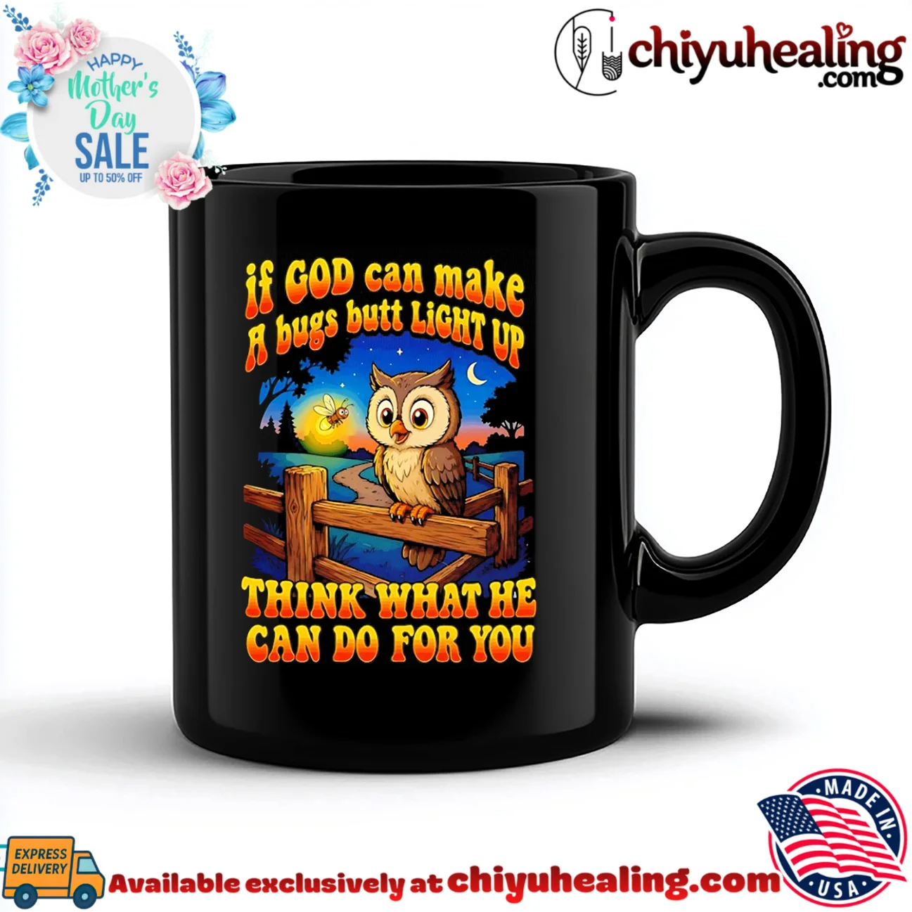 If God can make a bugs butt light up think what he can do for you cartoon owl essential shirt & hoodie | IP Merchandise If God can make a bugs butt light up think what he can do for you cartoon owl