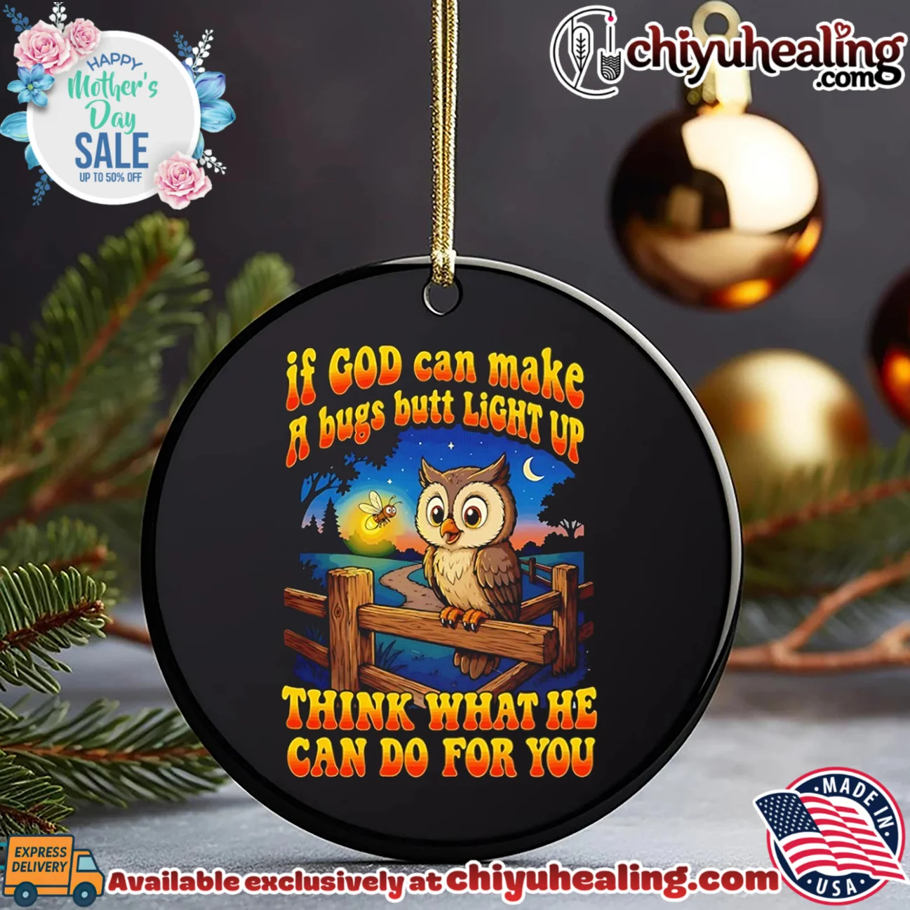 If God can make a bugs butt light up think what he can do for you cartoon owl essential shirt & hoodie | IP Merchandise If God can make a bugs butt light up think what he can do for you cartoon owl