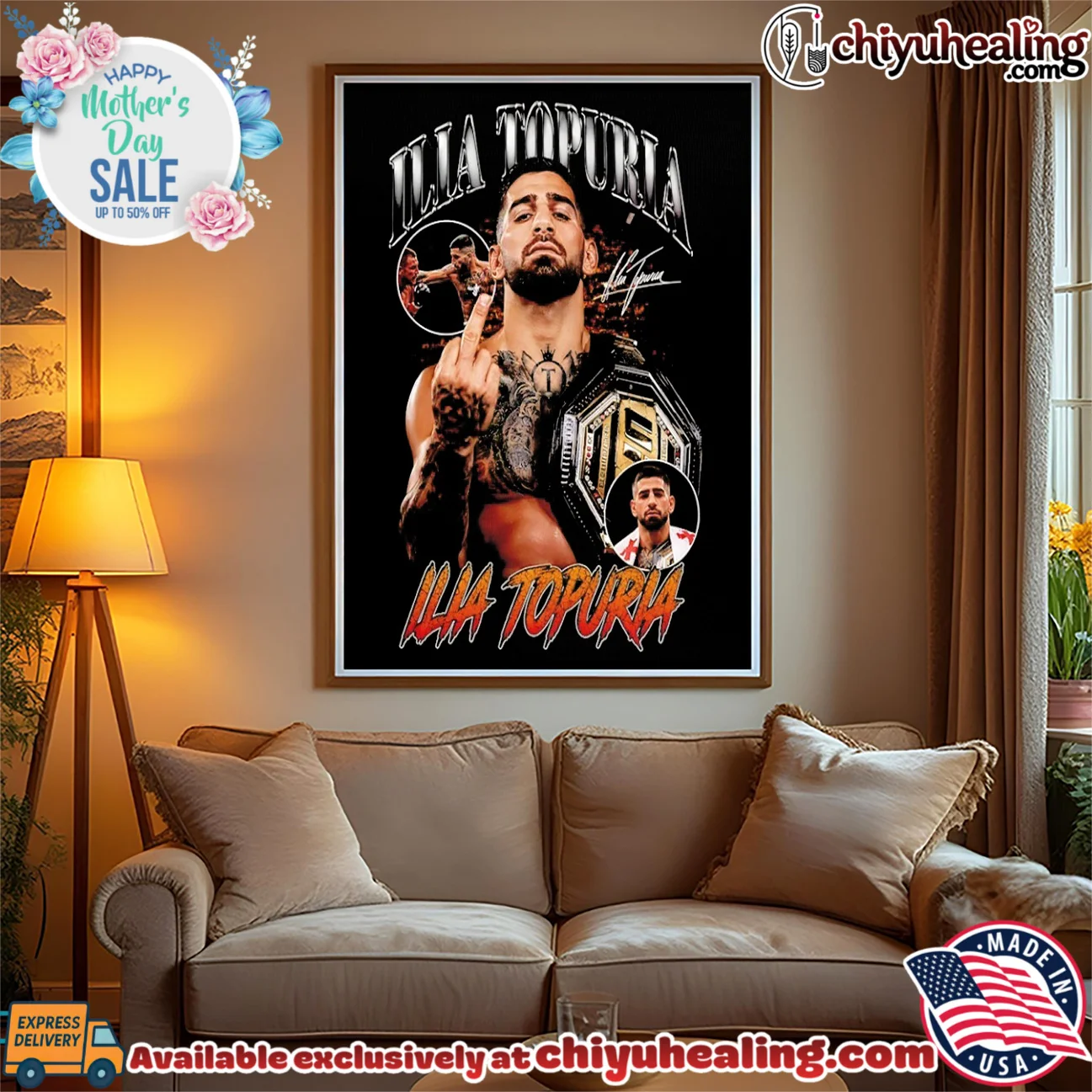 Ilia Topuria Ufc champion mma mixed martial arts shirt & hoodie Ilia Topuria Ufc champion mma mixed martial arts
