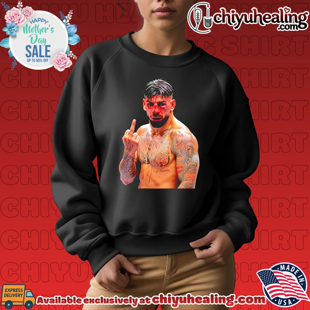 Ilia Topuria UFC Fighter MMA Mixed Martialmiddle finger shirt & hoodie Ilia Topuria UFC Fighter MMA Mixed Martialmiddle finger shirt & hoodie