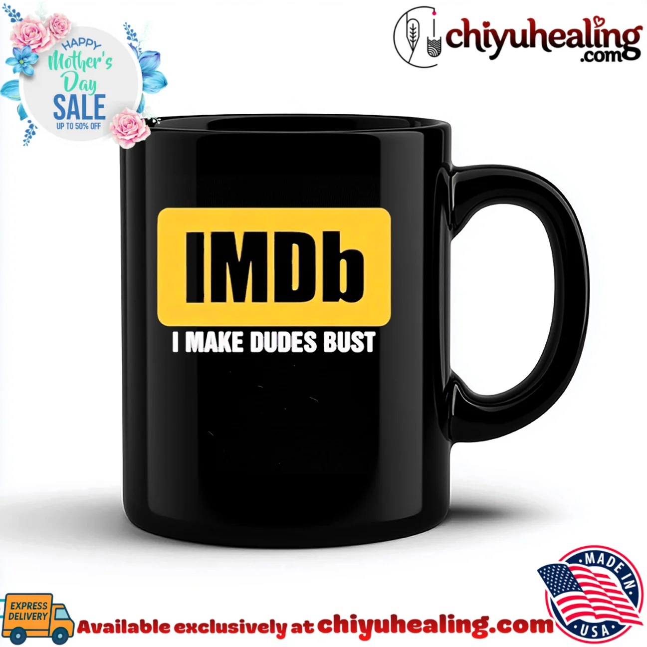 IMDb I Make Dudes Bust bespoke shirt & hoodie | IP Merchandise IMDb I Make Dudes Bust