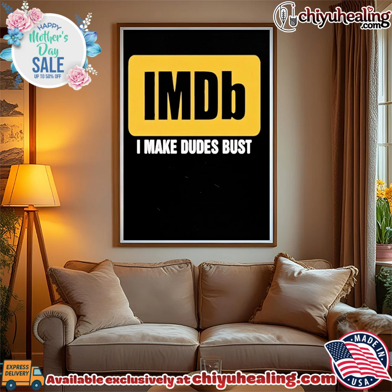 IMDb I Make Dudes Bust bespoke shirt & hoodie | IP Merchandise IMDb I Make Dudes Bust