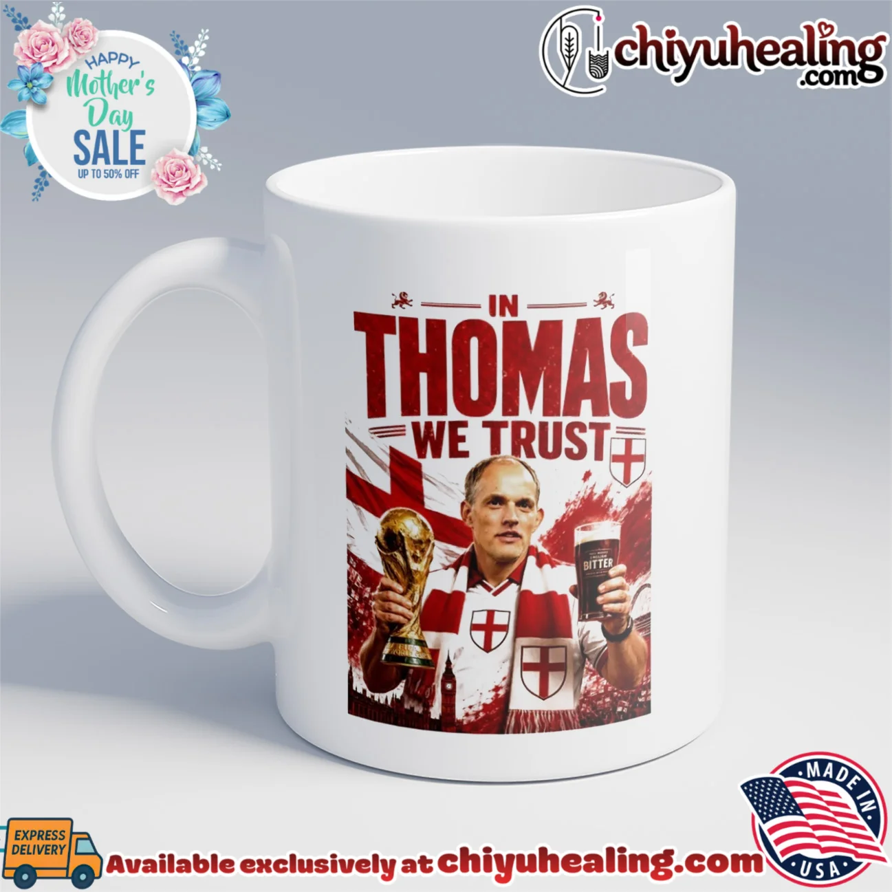 In Thomas Tuchel We Trust England National Football Team shirt & hoodie In Thomas Tuchel We Trust England National Football Team