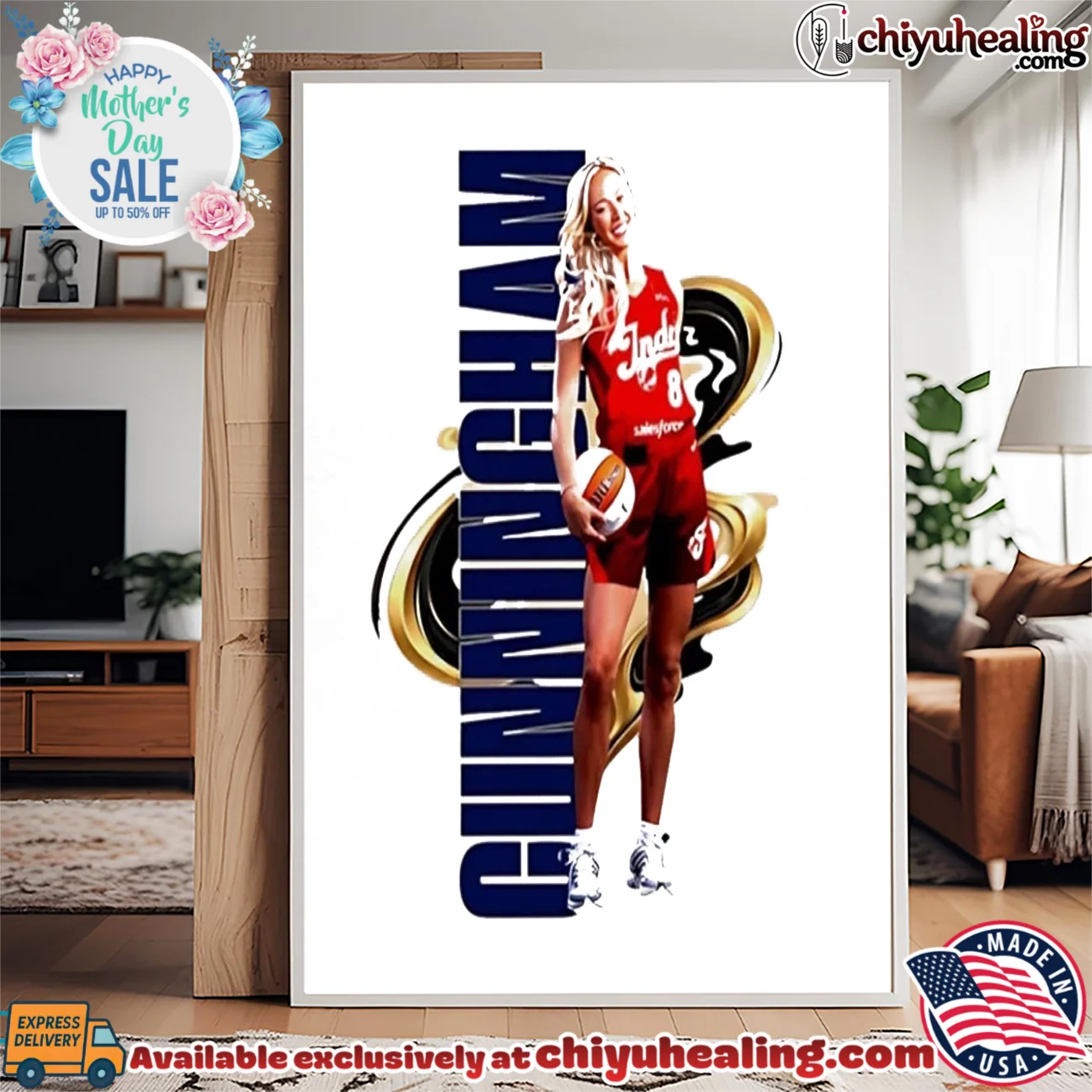Indiana Fever Basketball Sophie Cunningham 2026 WNBA shirt & hoodie Indiana Fever Basketball Sophie Cunningham 2026 WNBA shirt & hoodie