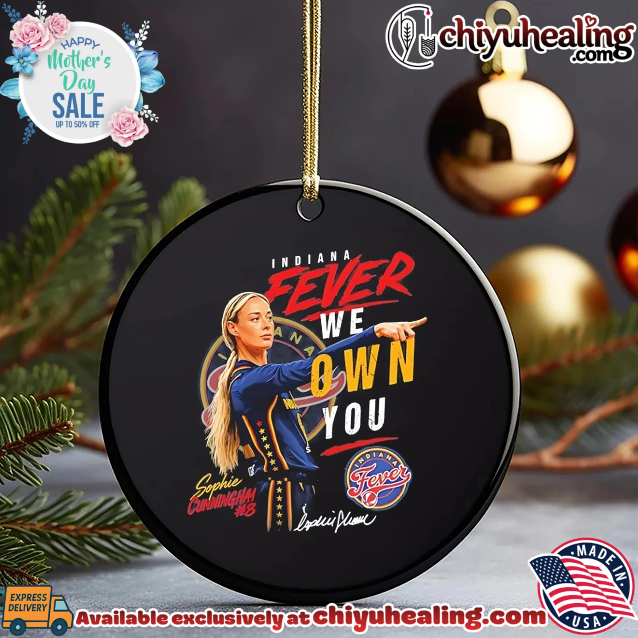 Indiana Fever Sophie Cunning Ham we own you potrait shirt & hoodie Indiana Fever Sophie Cunning Ham we own you potrait shirt & hoodie