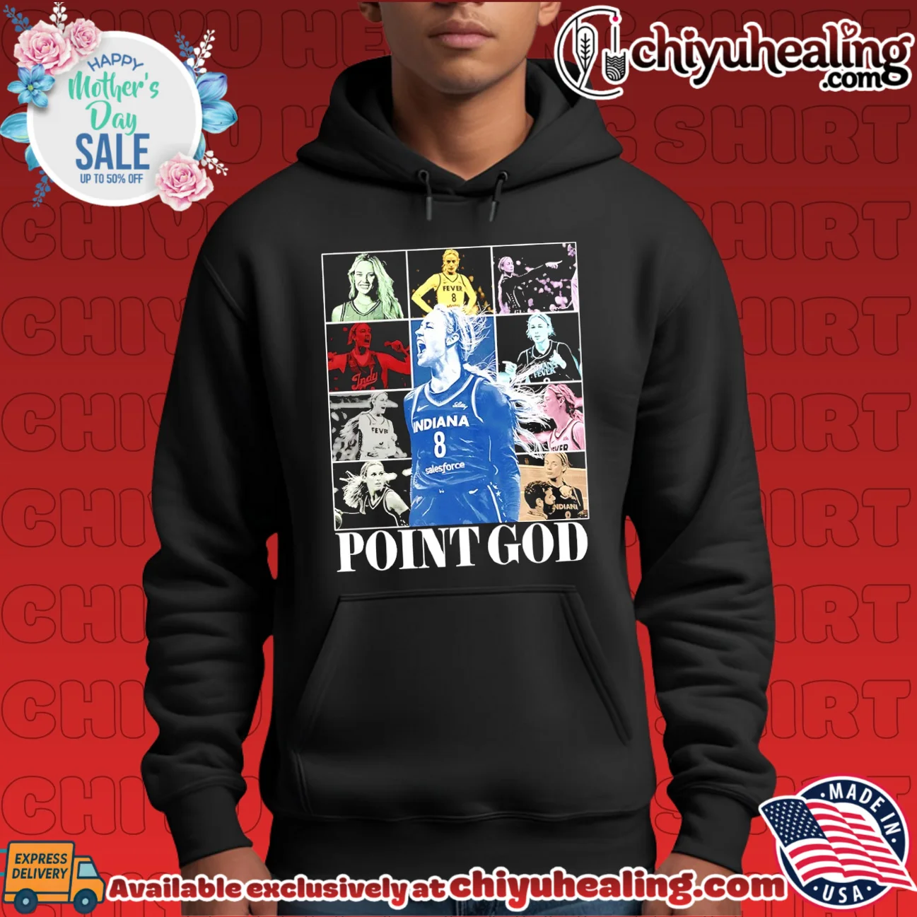 Indiana Fever Sophie Cunningham Point God The Eras Tour shirt & hoodie Indiana Fever Sophie Cunningham Point God The Eras Tour shirt & hoodie