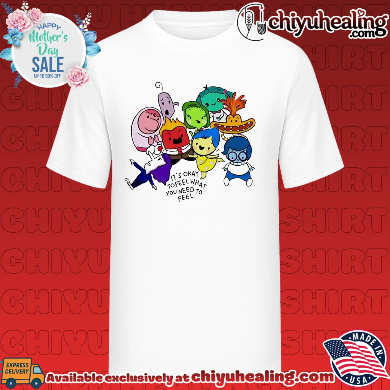 Inside Out Characters It Is Okay to Feel What You Need to Feel shirt & hoodie