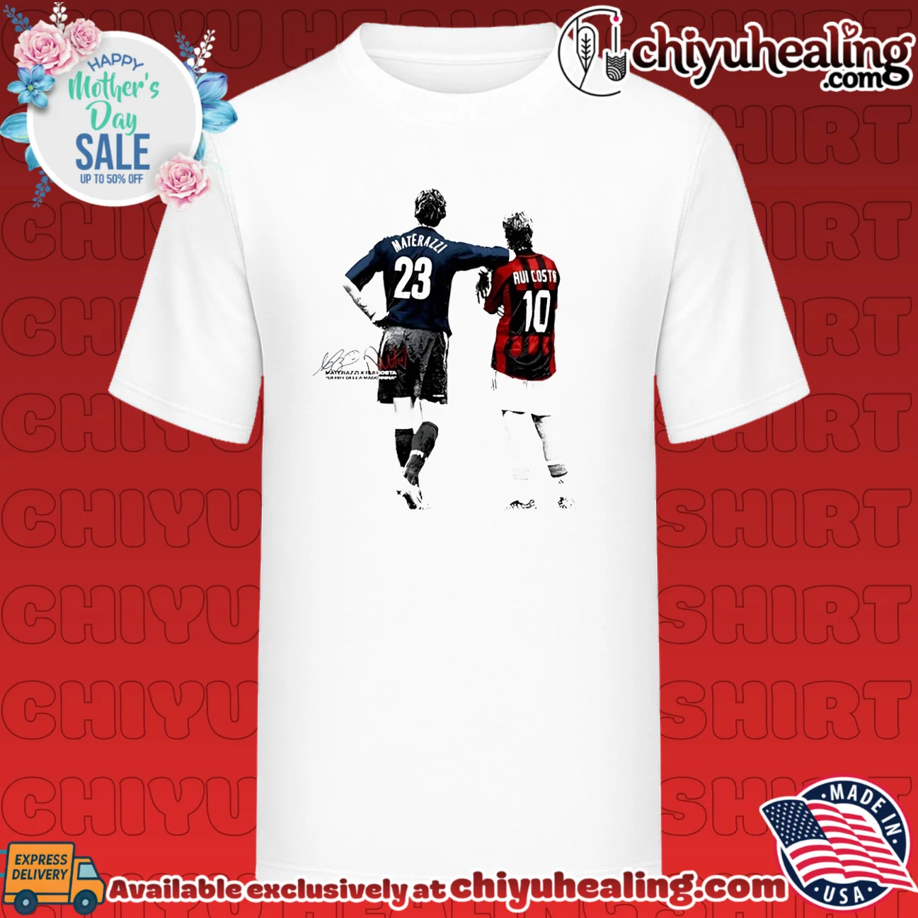 Inter Milan Marco Materazzi and AC Milan Rui Costa