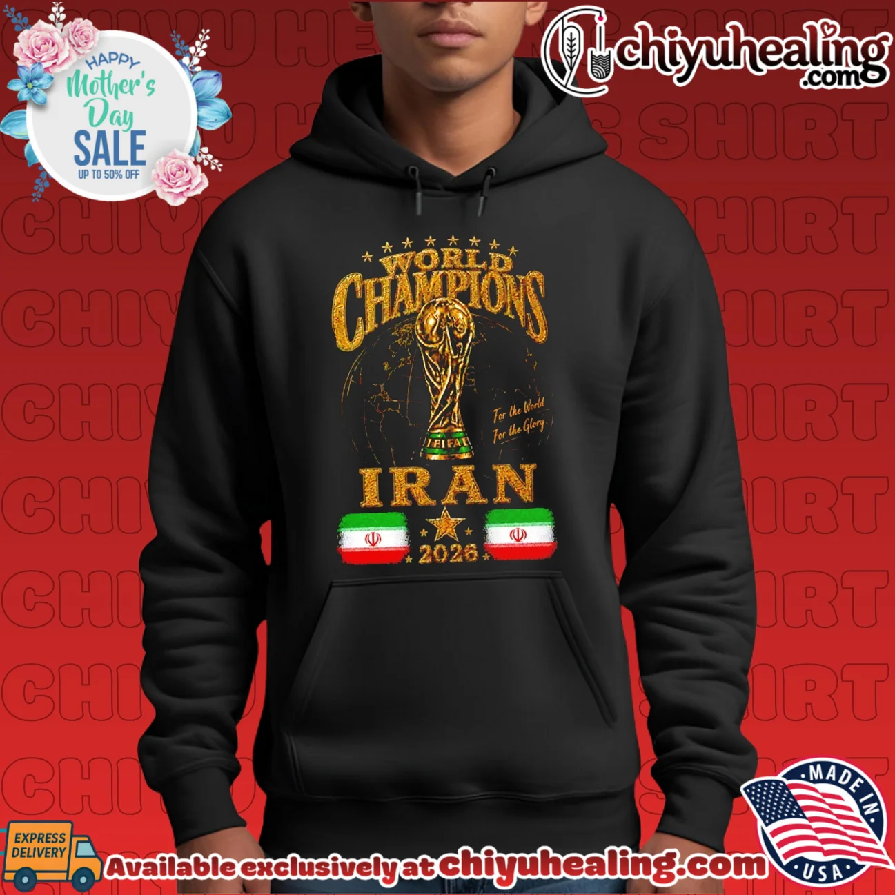 Iran 2026 World Champions For The World For The Glory shirt original shirt & hoodie - Ultimate Tribute Merch Iran 2026 World Champions For The World For The Glory shirt original shirt & hoodie - Ultimate Tribute Merch