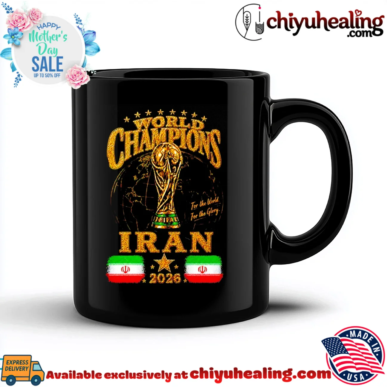 Iran 2026 World Champions For The World For The Glory shirt original shirt & hoodie - Ultimate Tribute Merch Iran 2026 World Champions For The World For The Glory shirt