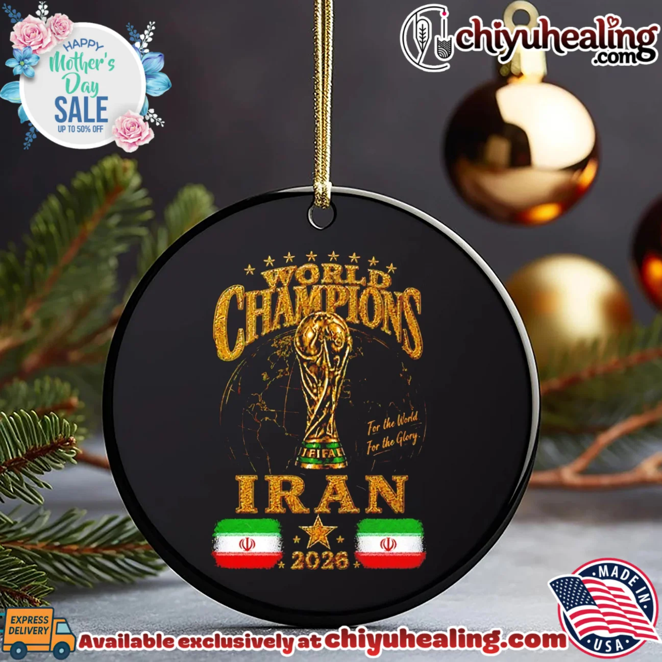 Iran 2026 World Champions For The World For The Glory shirt original shirt & hoodie - Ultimate Tribute Merch Iran 2026 World Champions For The World For The Glory shirt