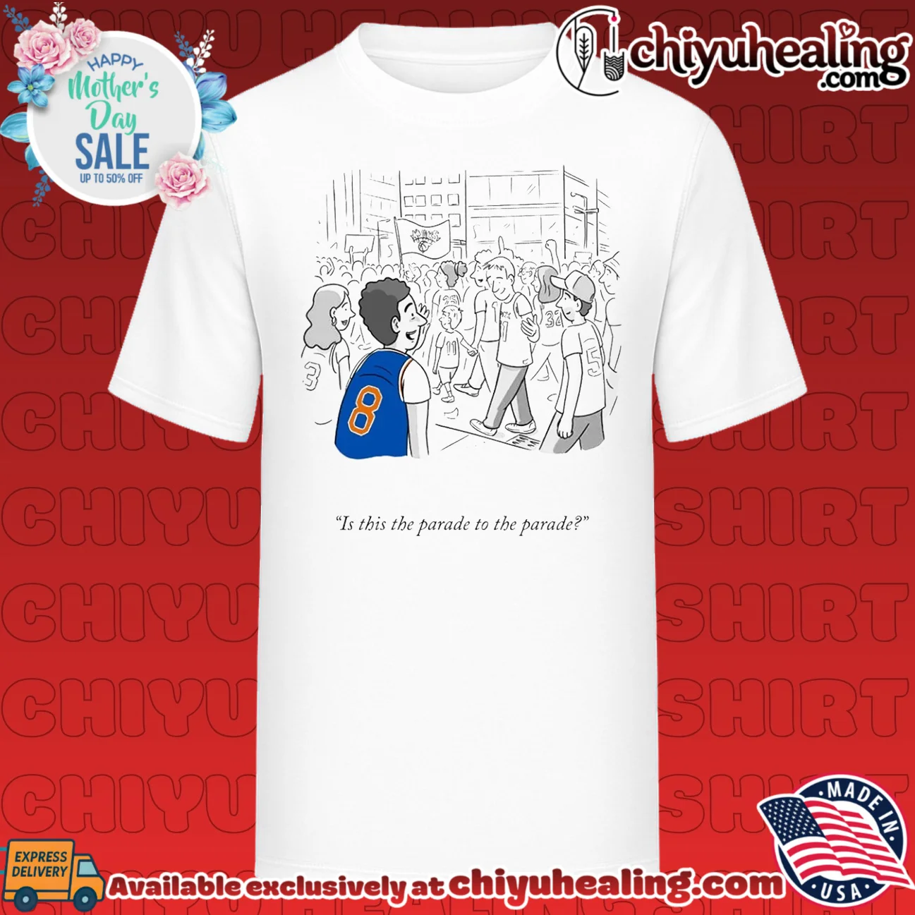 Is This the Parade to the Parade New York Knicks Cartoon