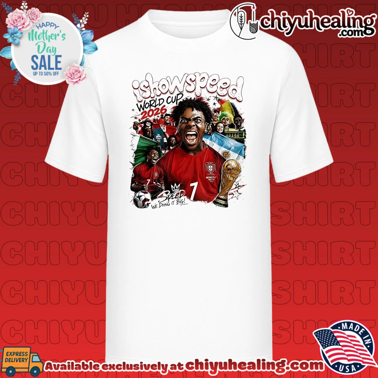 Ishowspeed World Cup 2026 we doing it big signature shirt