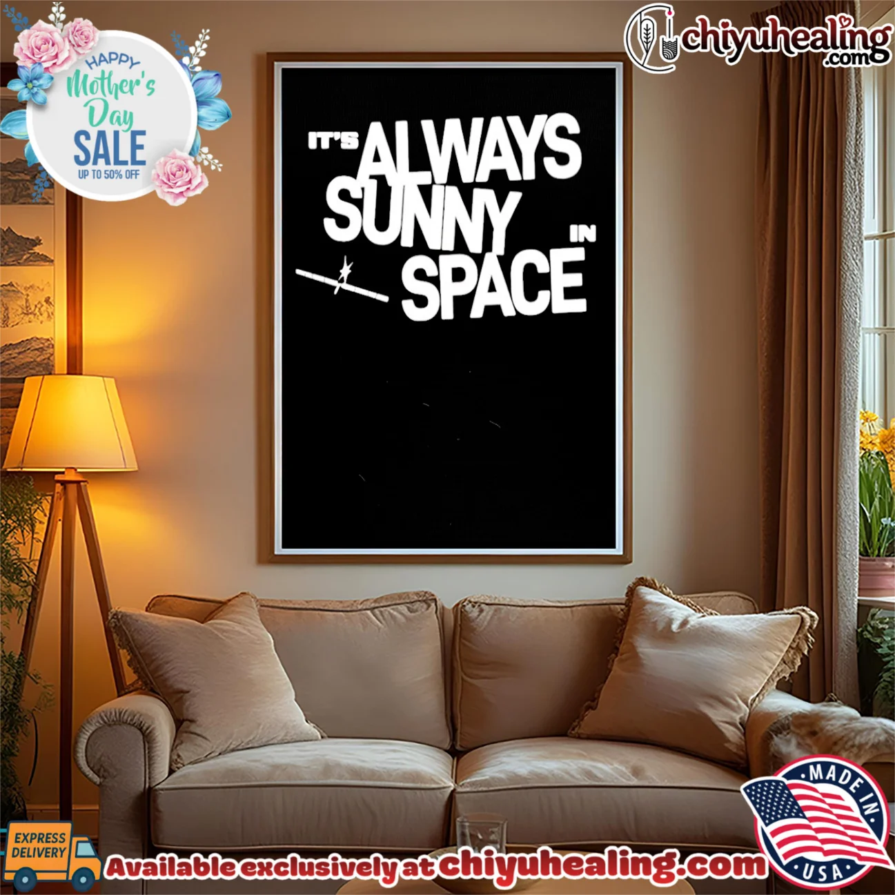 It's always sunny in space iconic shirt & hoodie - The Fan Collection It's always sunny in space