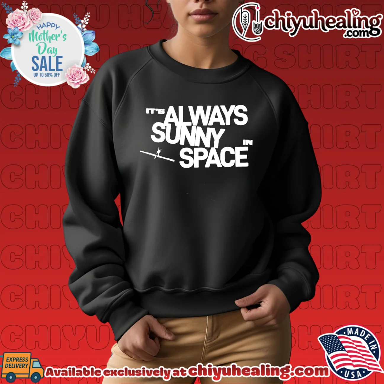 It's always sunny in space iconic shirt & hoodie - The Fan Collection It's always sunny in space