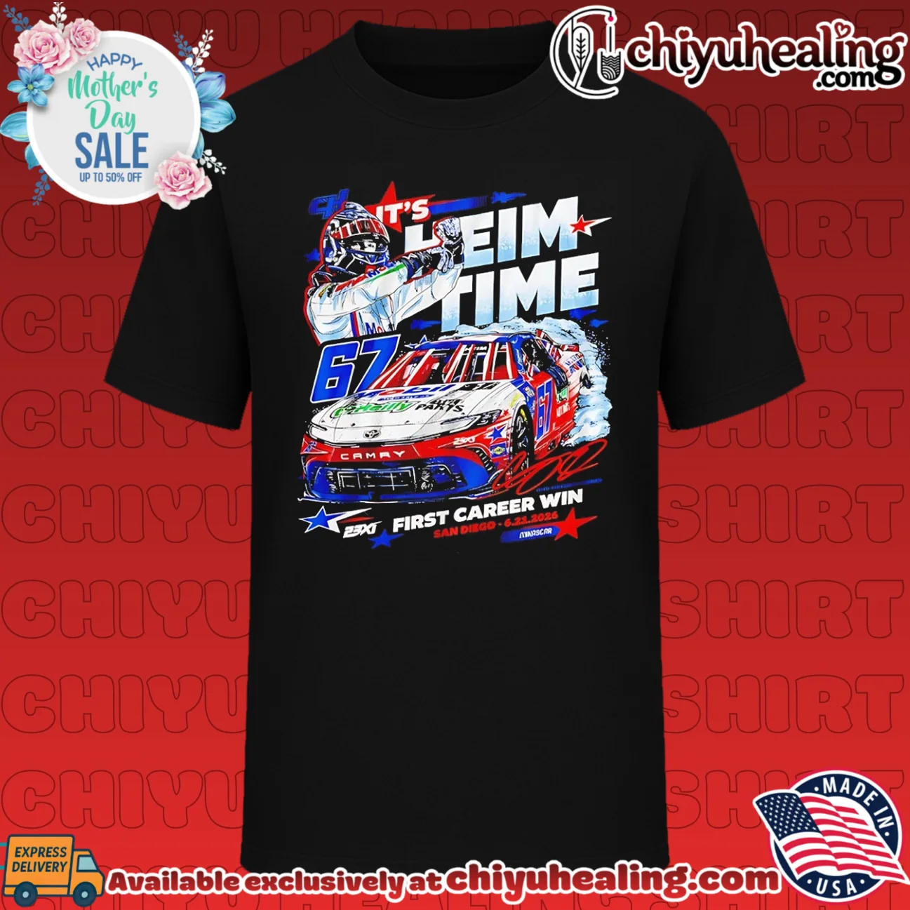 It's Heim time first career win San Diego vintage shirt & hoodie
