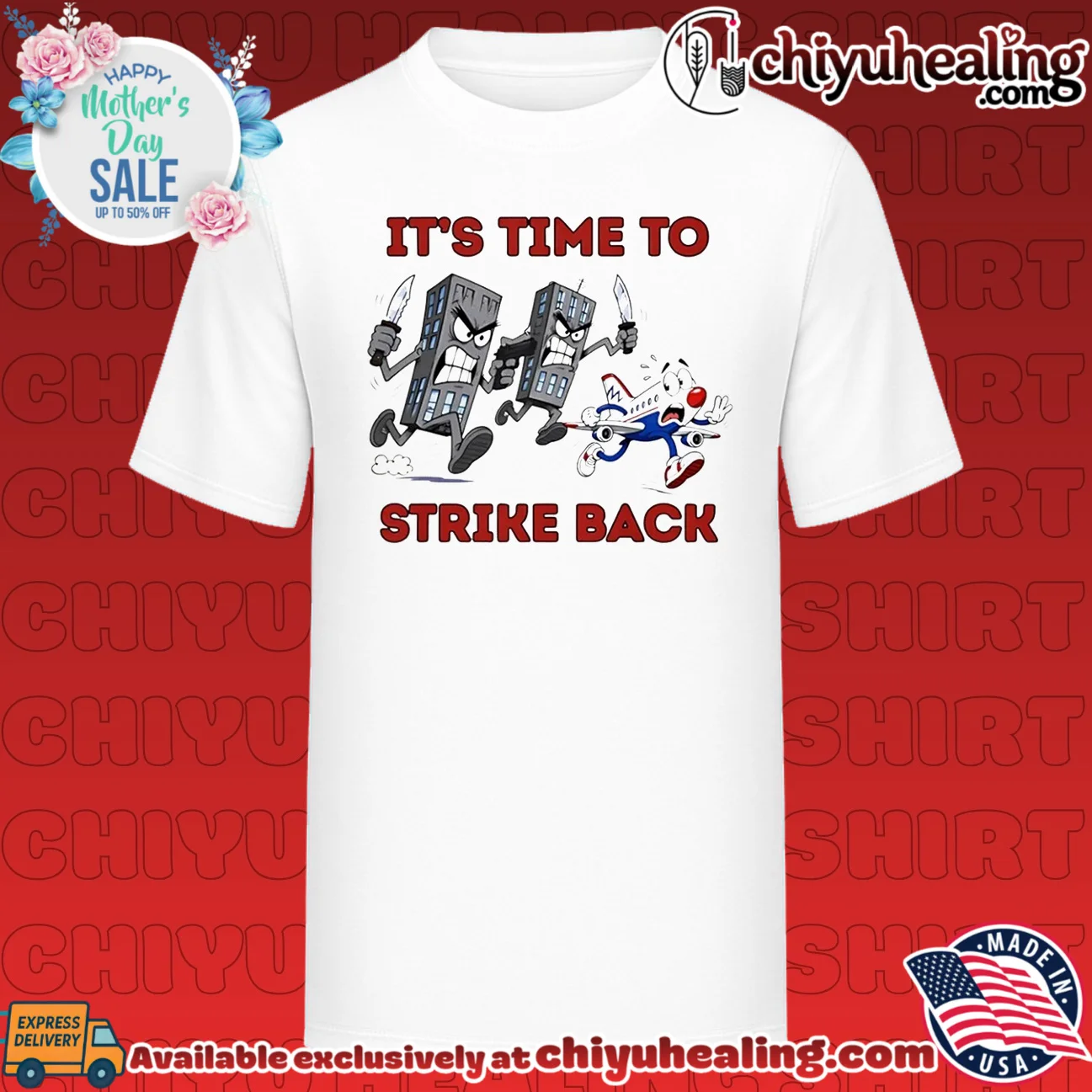 It's Time to Strike Back funny buildings shirt & hoodie
