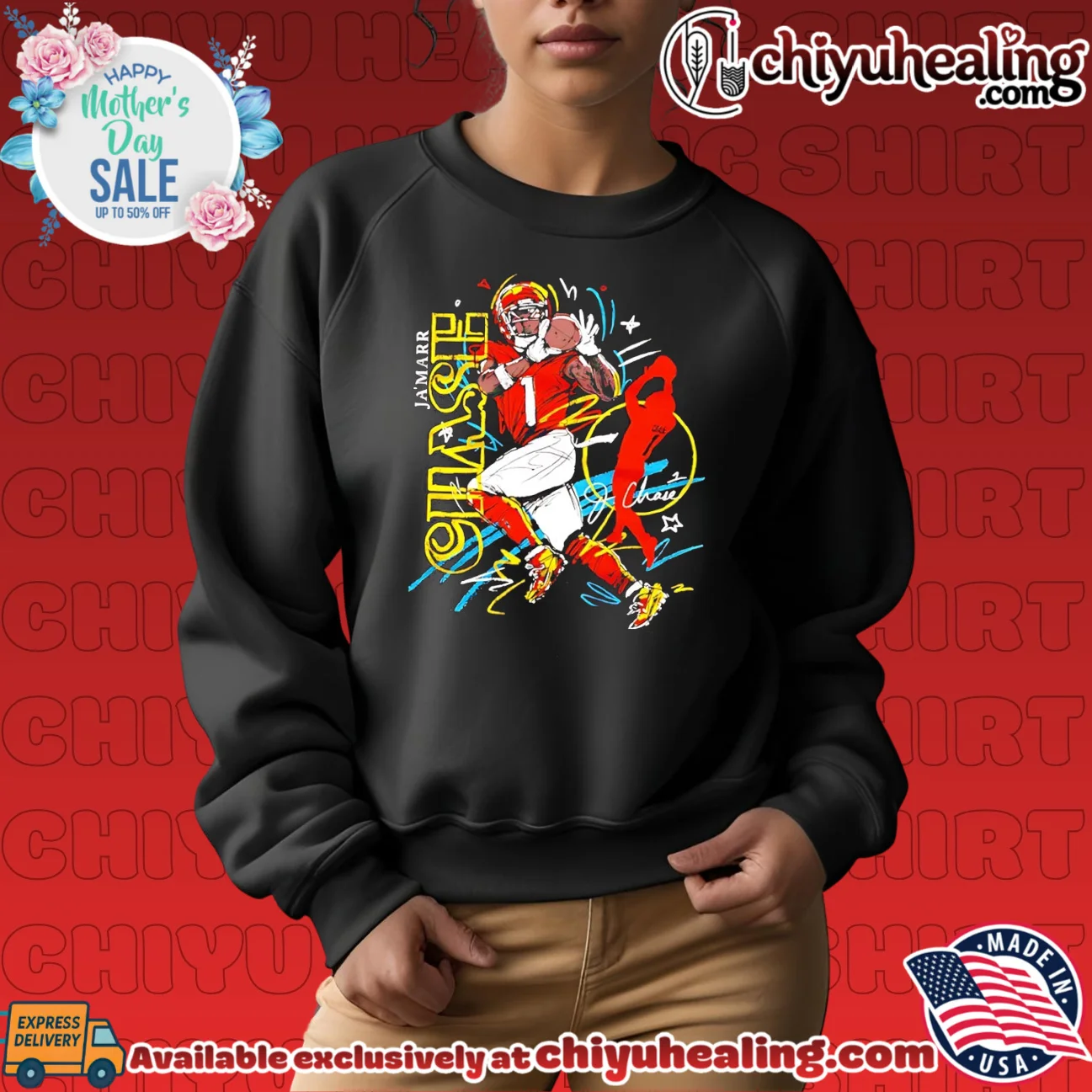 Ja'Marr Chase Cincinnati Bengals Scribble Art shirt & hoodie Ja'Marr Chase Cincinnati Bengals Scribble Art shirt & hoodie