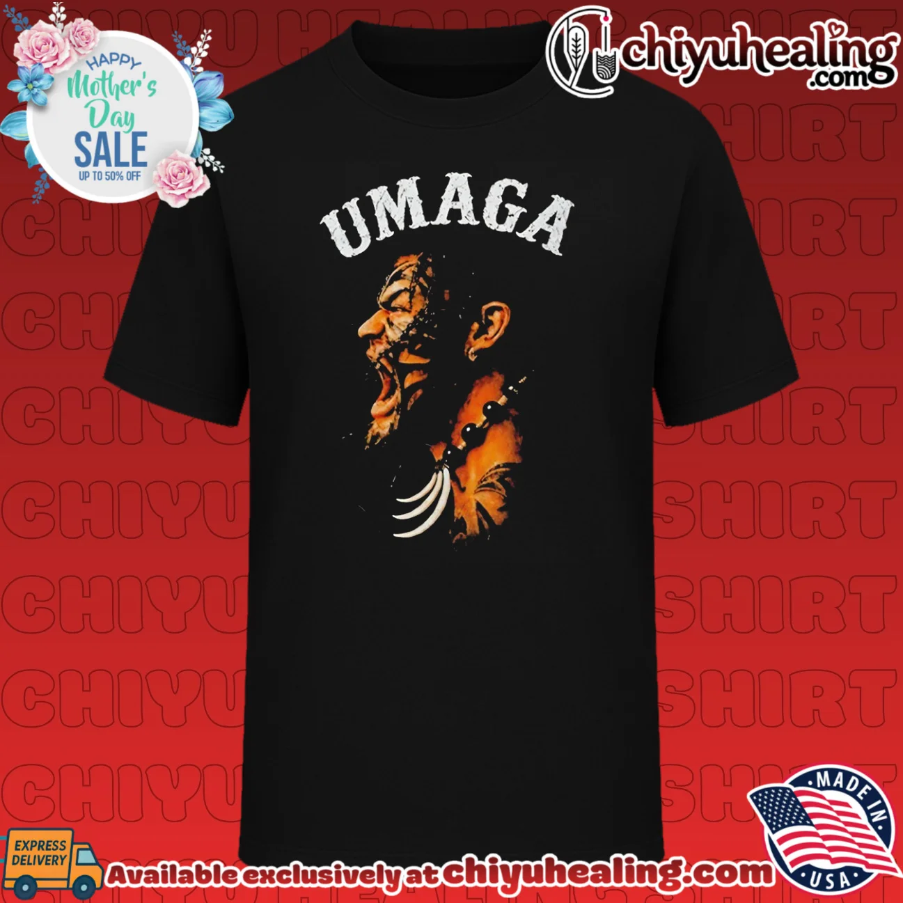 Jacob Fatu With Umaga shirt & hoodie