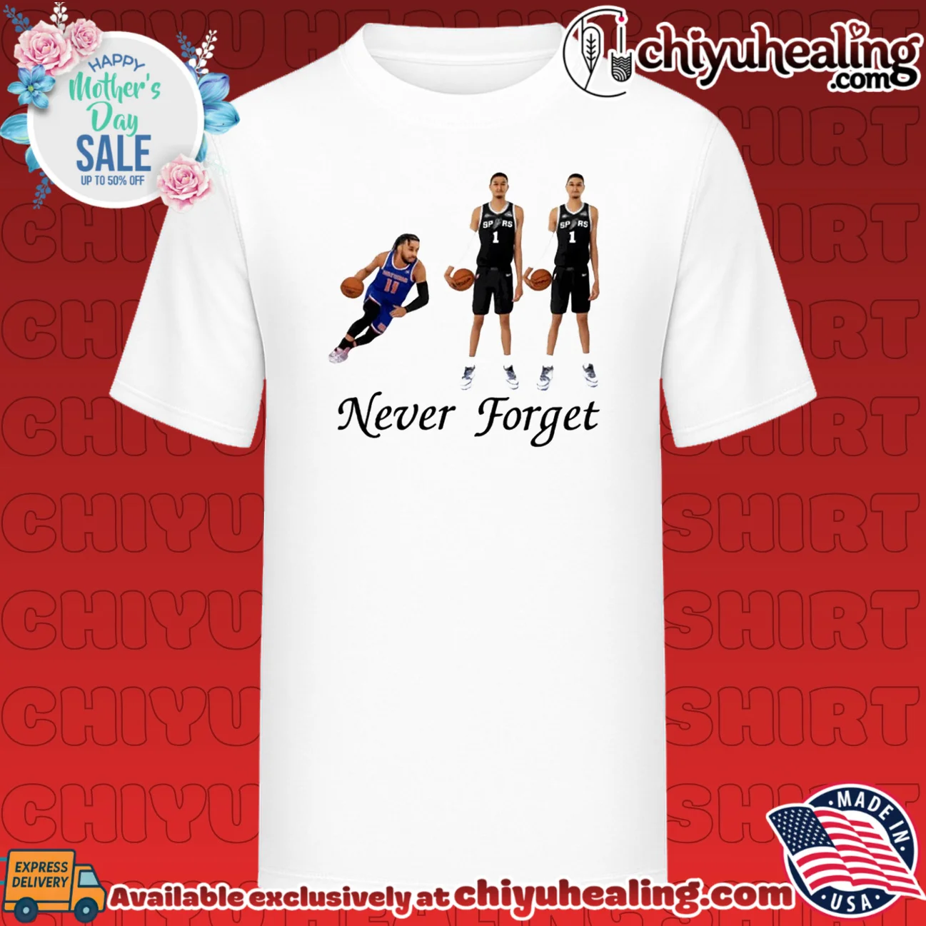 Jalen Brunson and Victor Wembanyama Never Forget