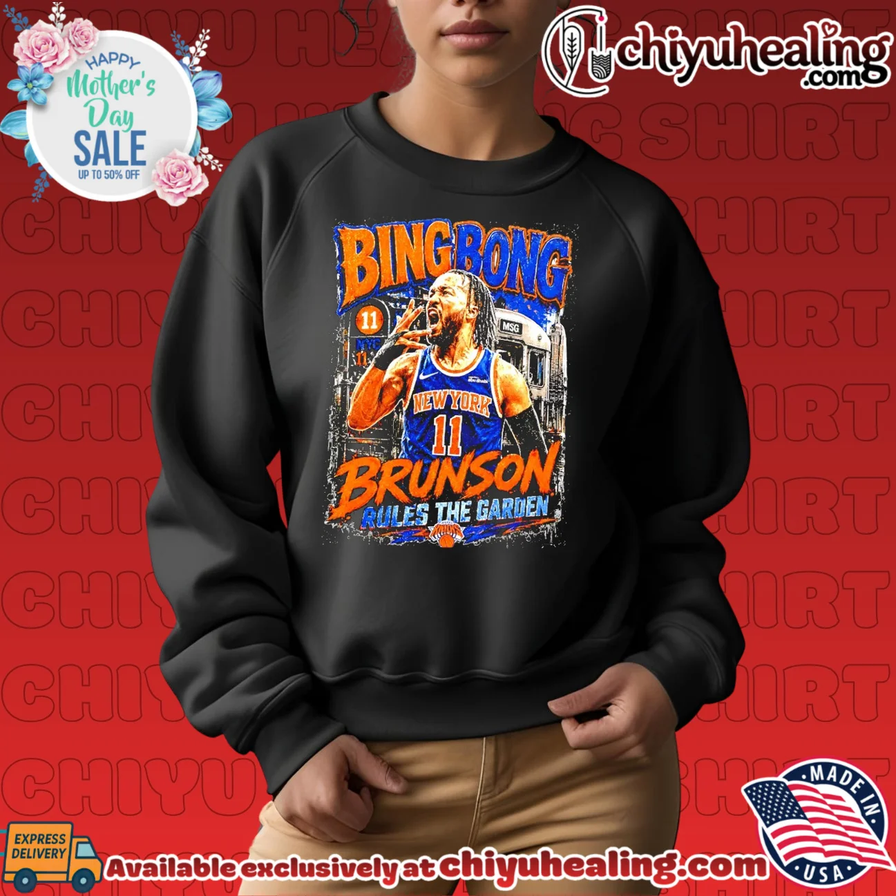 Jalen Brunson Bing Bong Rules the garden New York Knicks 2026 Nba Champions ultimate shirt & hoodie - Premium Streetwear Jalen Brunson Bing Bong Rules the garden New York Knicks 2026 Nba Champions