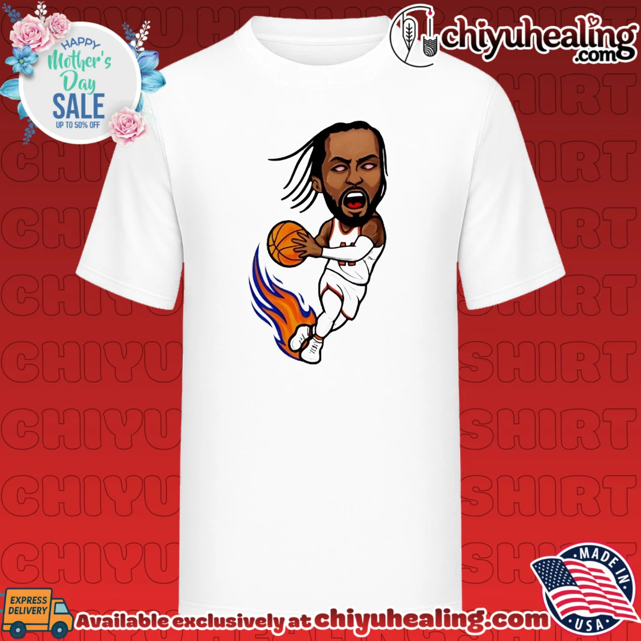 Jalen Brunson Burner New York Knicks Caricature