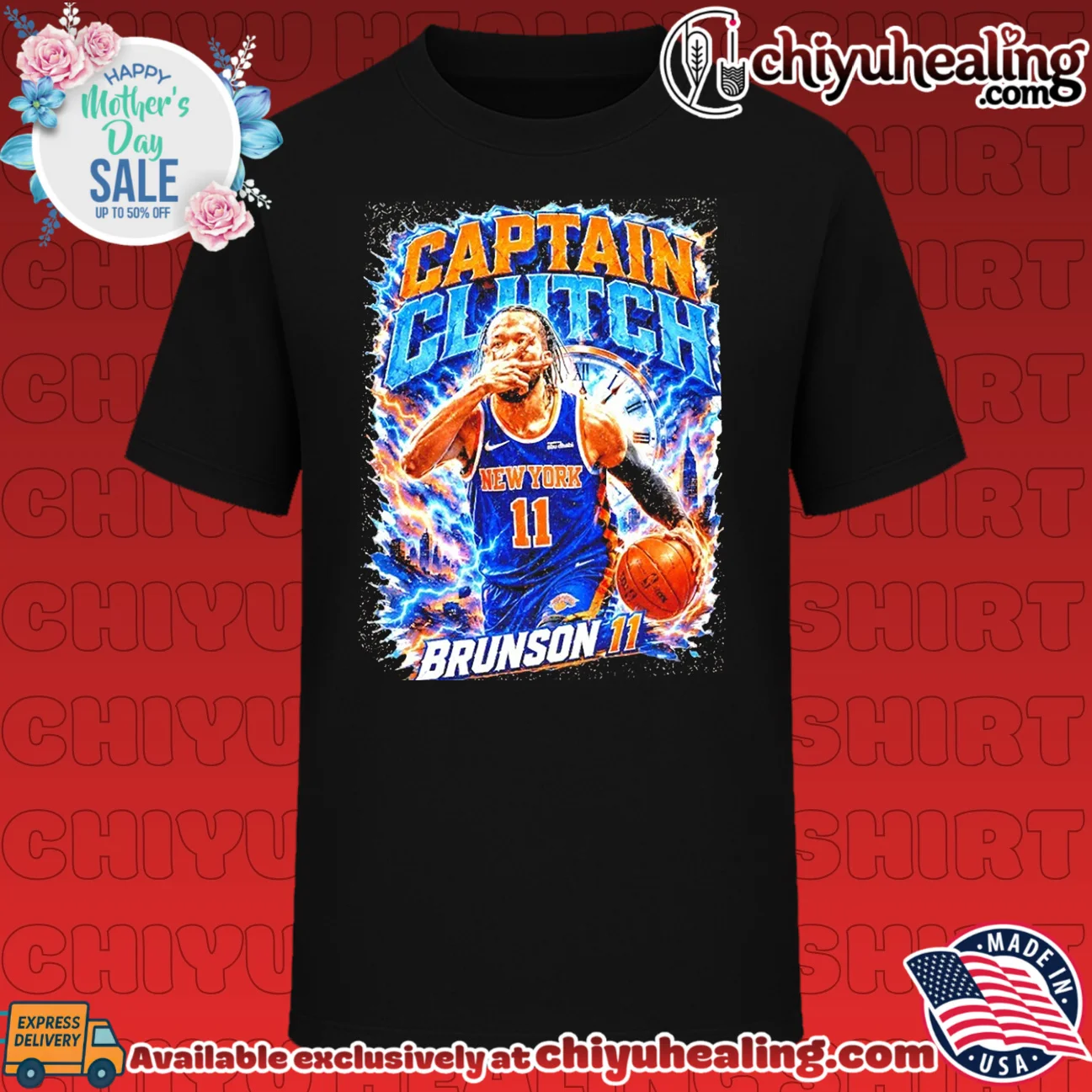 Jalen Brunson Captain Clutch New York Knicks 2026 Nba Champions