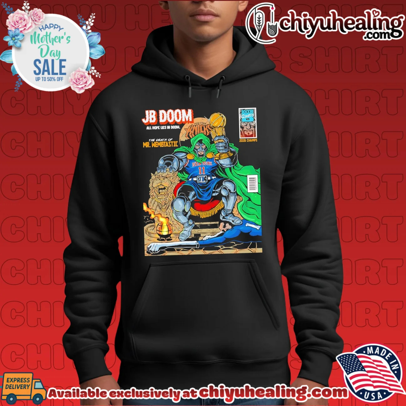 Jalen Brunson Jb Doom The Death Of Mr Wembtastic Ny Knicks 2026 Champions classic shirt & hoodie - Everyday Fit Jalen Brunson Jb Doom The Death Of Mr Wembtastic Ny Knicks 2026 Champions classic shirt & hoodie - Everyday Fit