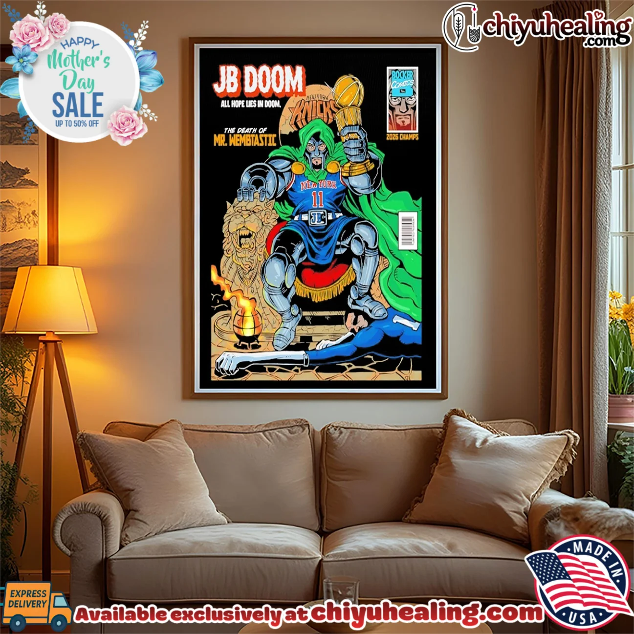 Jalen Brunson Jb Doom The Death Of Mr Wembtastic Ny Knicks 2026 Champions classic shirt & hoodie - Everyday Fit Jalen Brunson Jb Doom The Death Of Mr Wembtastic Ny Knicks 2026 Champions