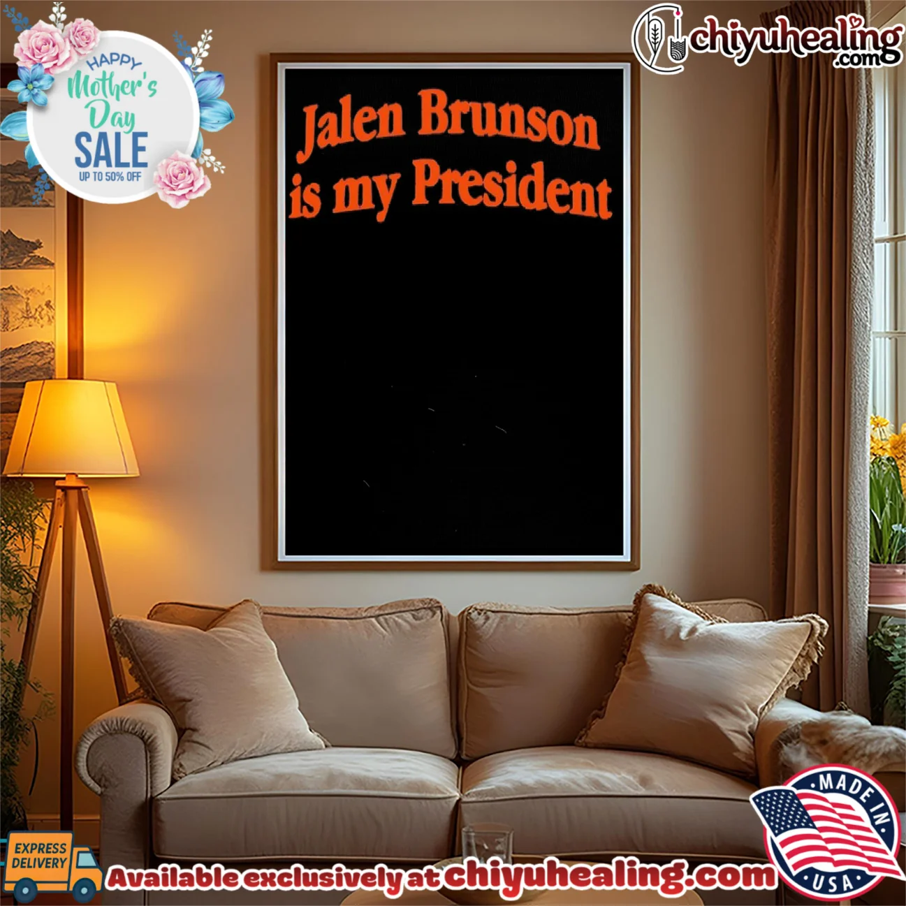 Jalen Brunson JB Is My President NY Knicks signature shirt & hoodie - The Fan Collection Jalen Brunson JB Is My President NY Knicks