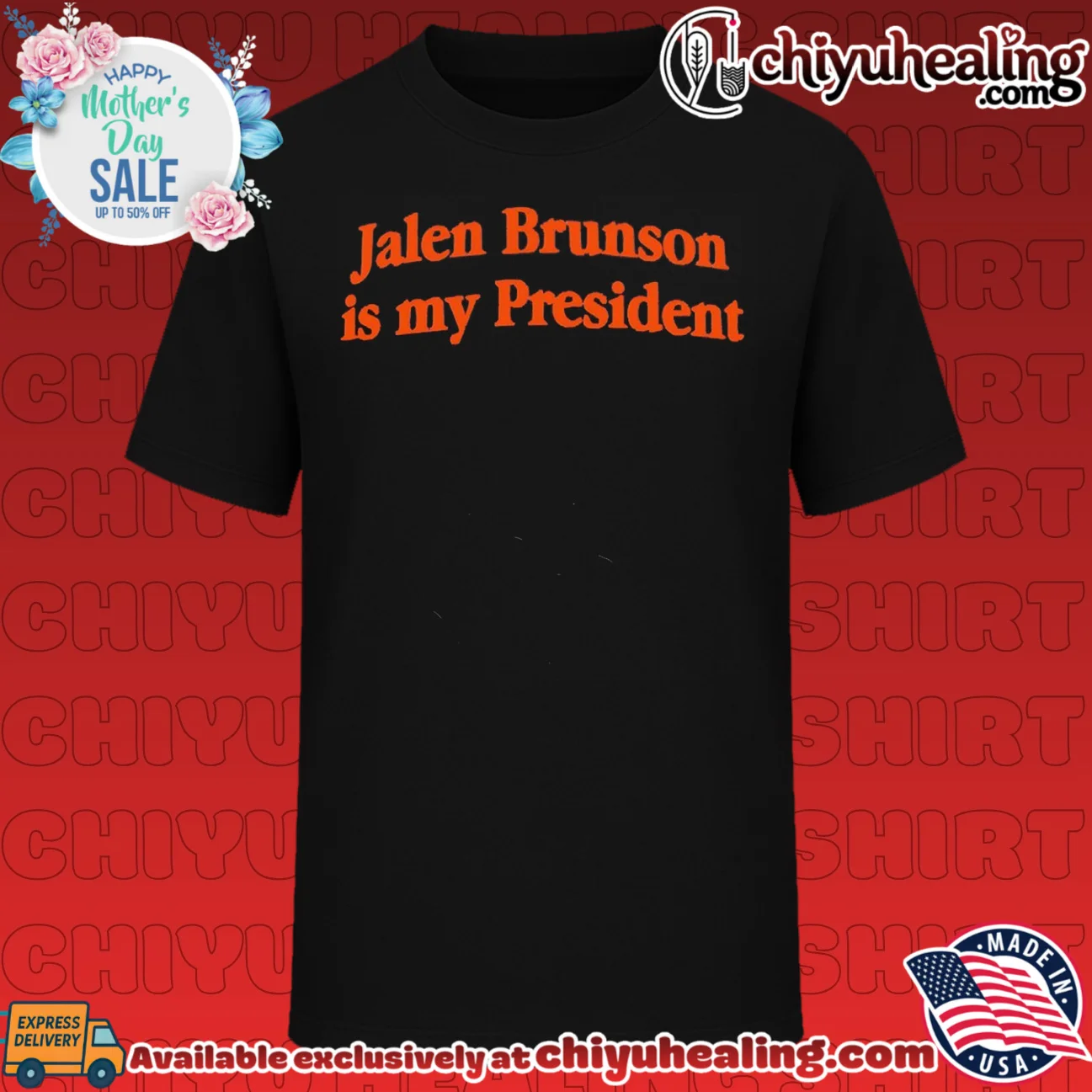 Jalen Brunson JB Is My President NY Knicks