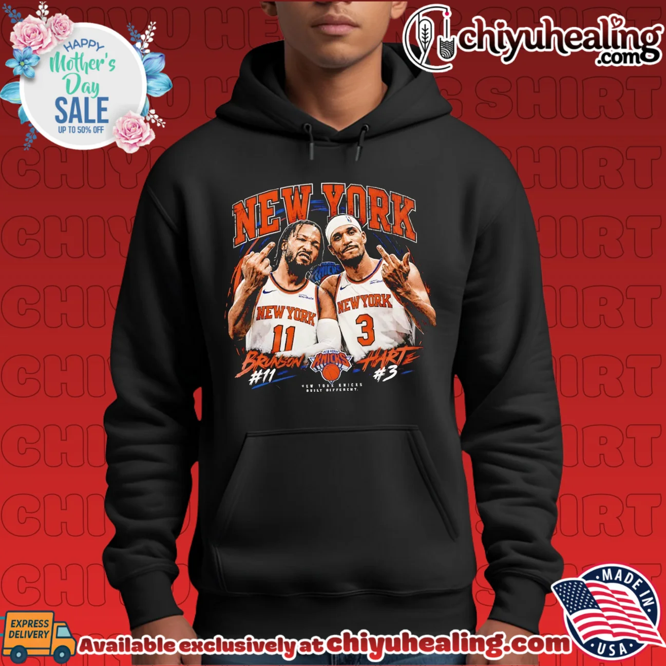 Jalen Brunson Karl-Anthony Towns New York Knicks middle finger essential shirt & hoodie | 2026 Edition Drop Jalen Brunson Karl-Anthony Towns New York Knicks middle finger essential shirt & hoodie | 2026 Edition Drop