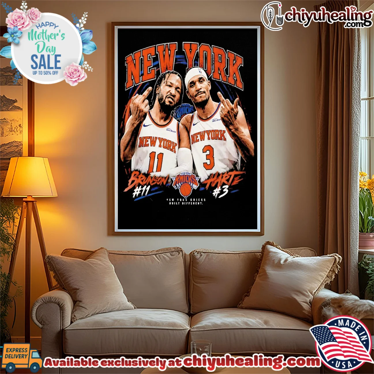 Jalen Brunson Karl-Anthony Towns New York Knicks middle finger essential shirt & hoodie | 2026 Edition Drop Jalen Brunson Karl-Anthony Towns New York Knicks middle finger