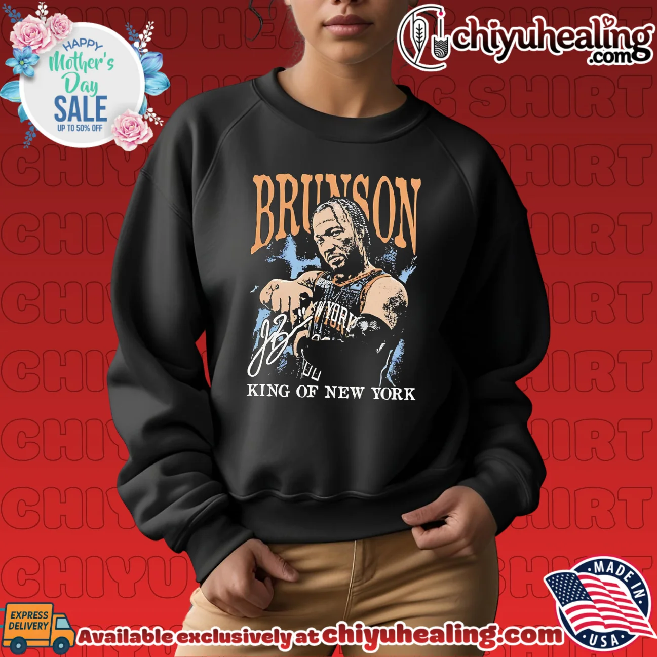 Jalen Brunson king of New York vintage shirt & hoodie Jalen Brunson king of New York vintage
