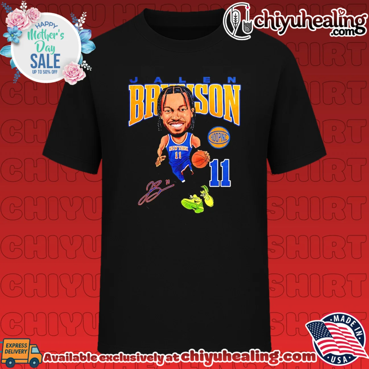 Jalen Brunson New York Basketball 2026 Champion comic signature