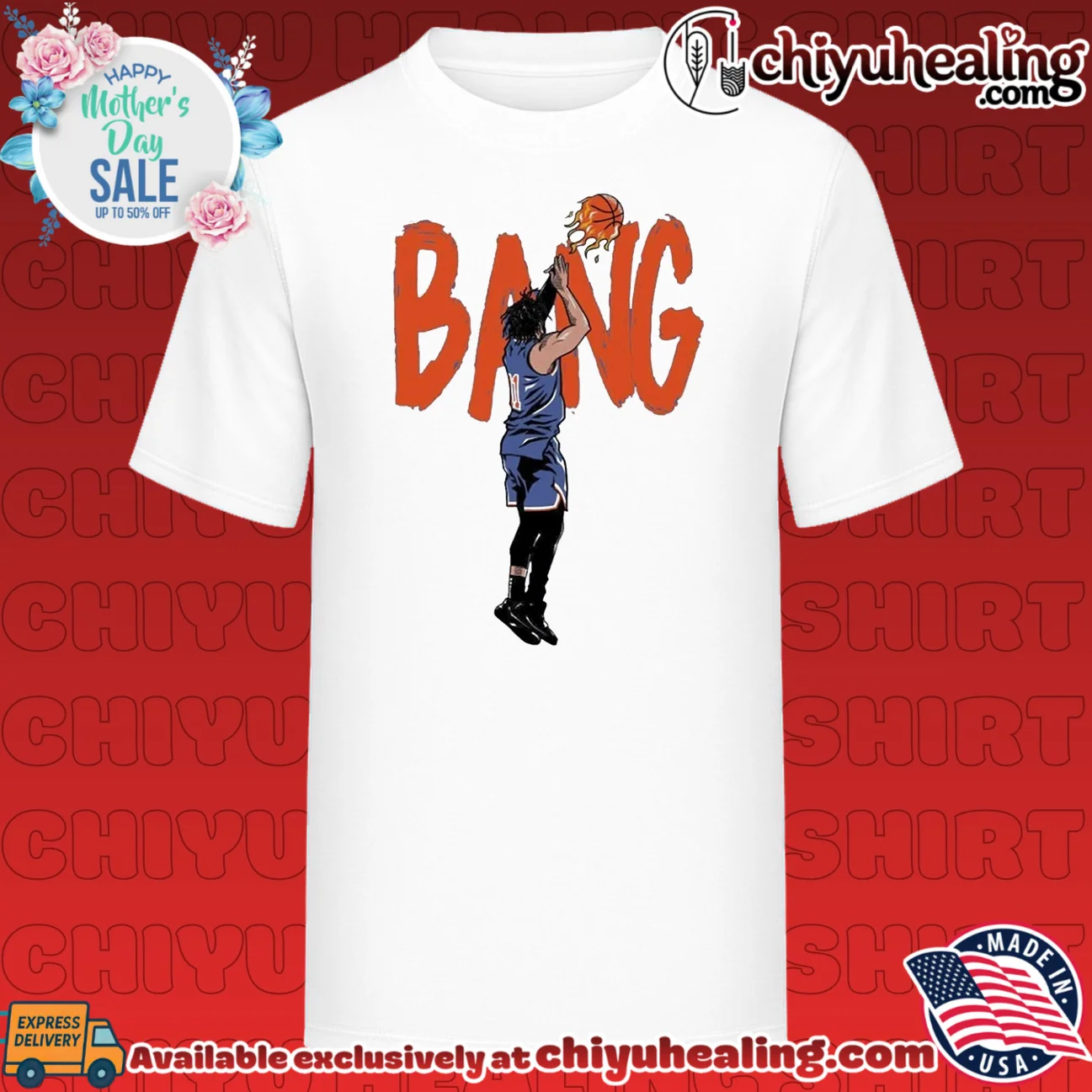 Jalen Brunson New York Basketball World Champions Bang Bang